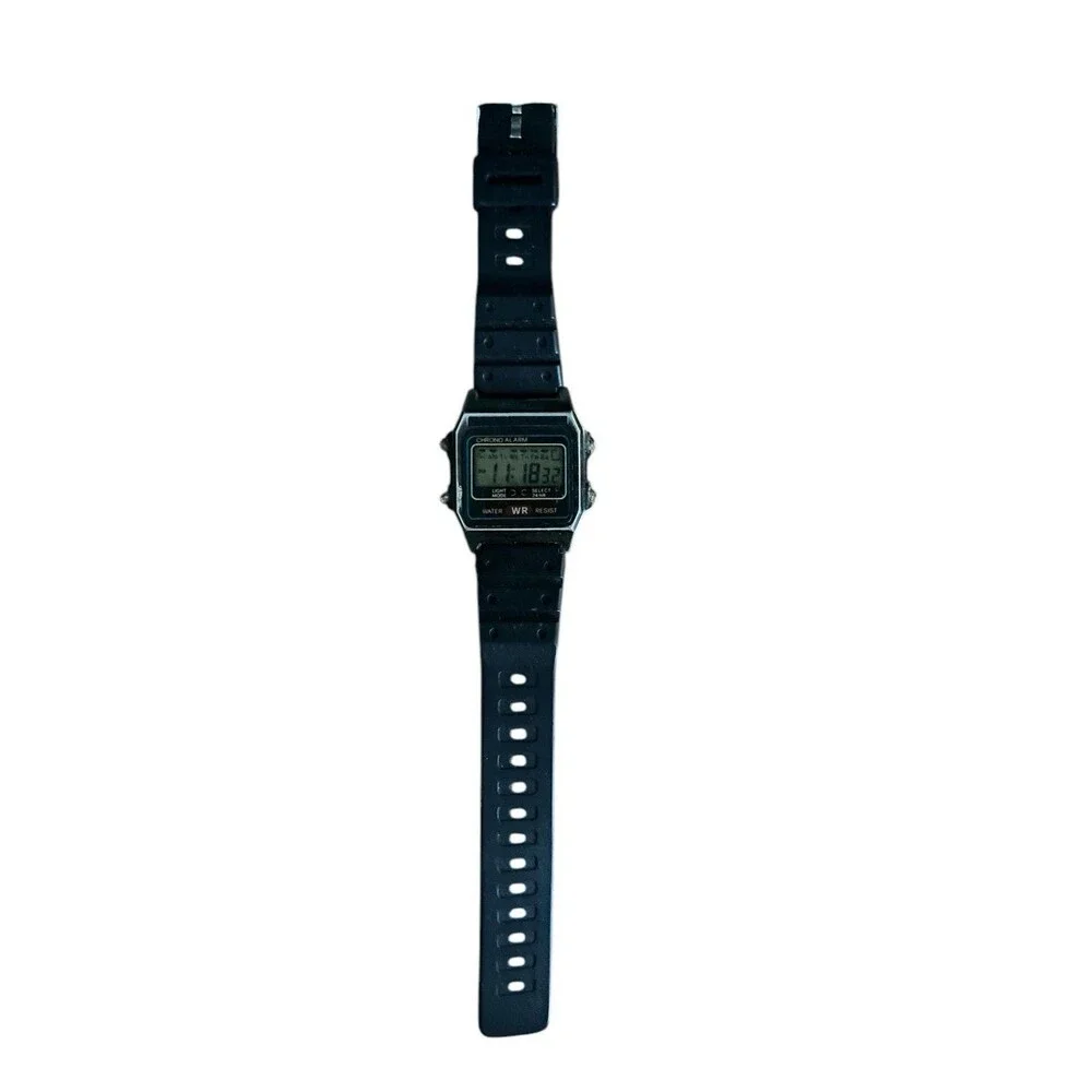 Vintage Quemex Men's Watch Chronoalarm Digital Water Resistant New Battery